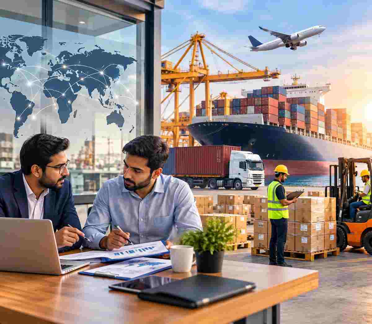 Container terminal and export shipment coordination